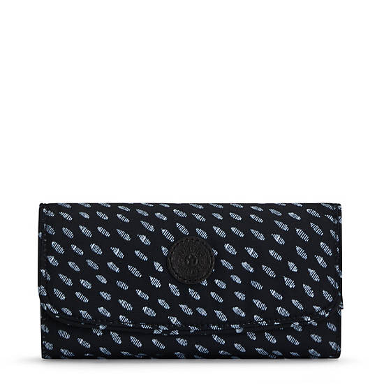 Sac À Main Kipling Money Land Printed Snap Wallet Noir | FR 1931JP